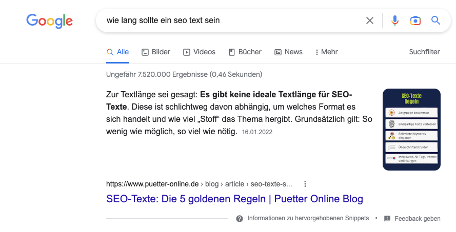 Featured Snippet